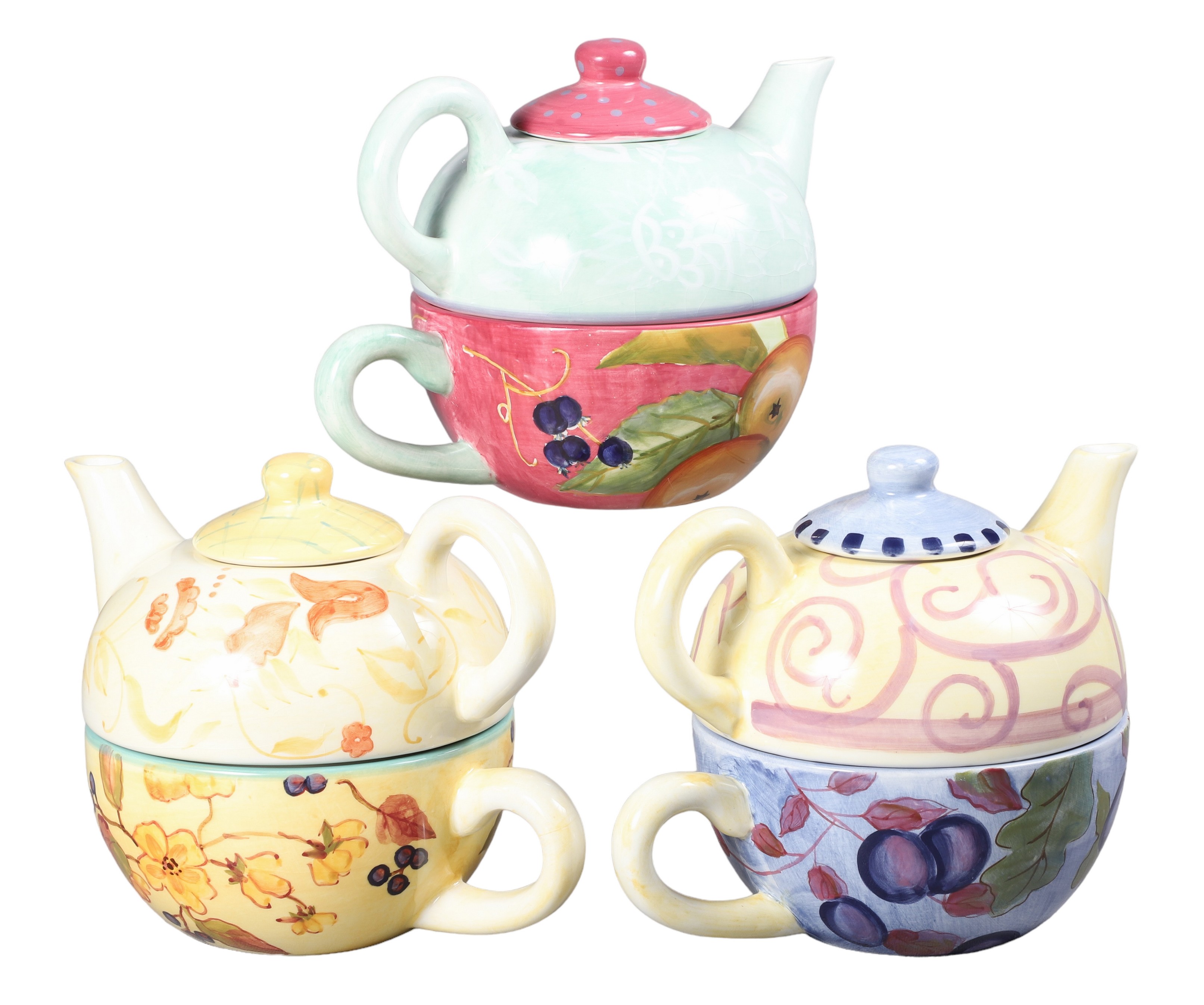 (3) Tracy Porter porcelain Tea