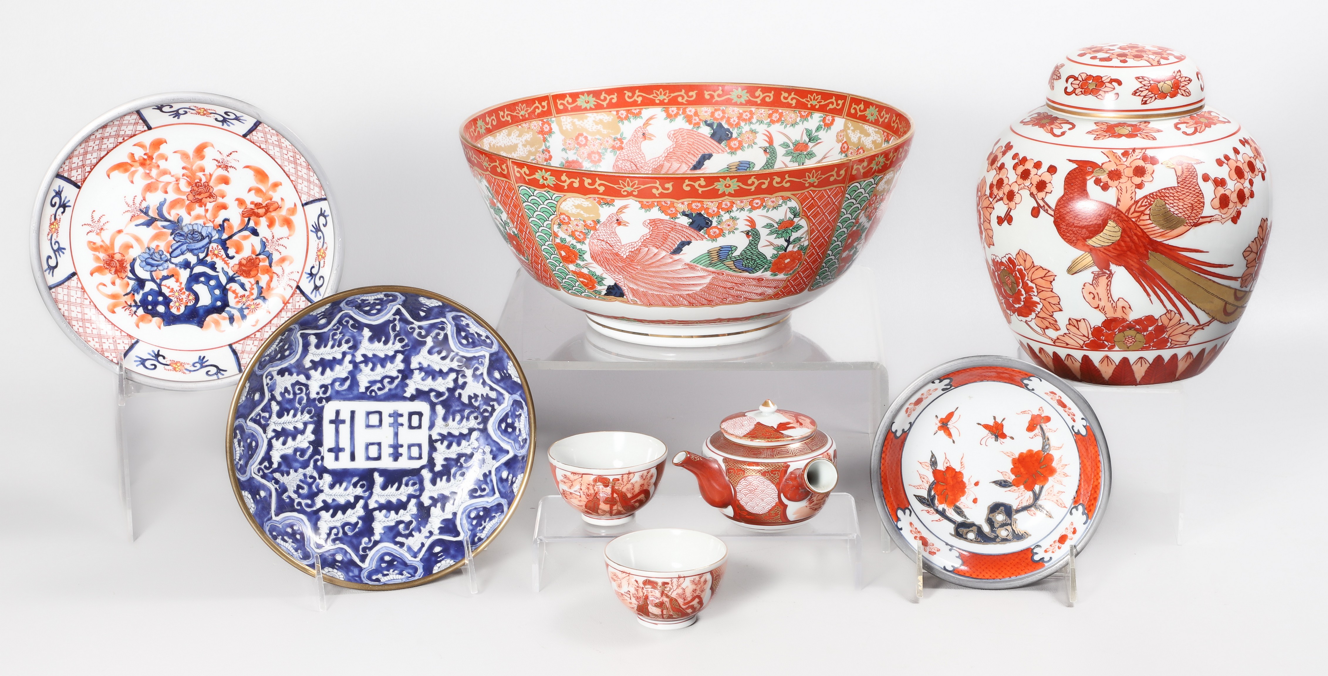 (8) Pcs Japanese porcelain, c/o