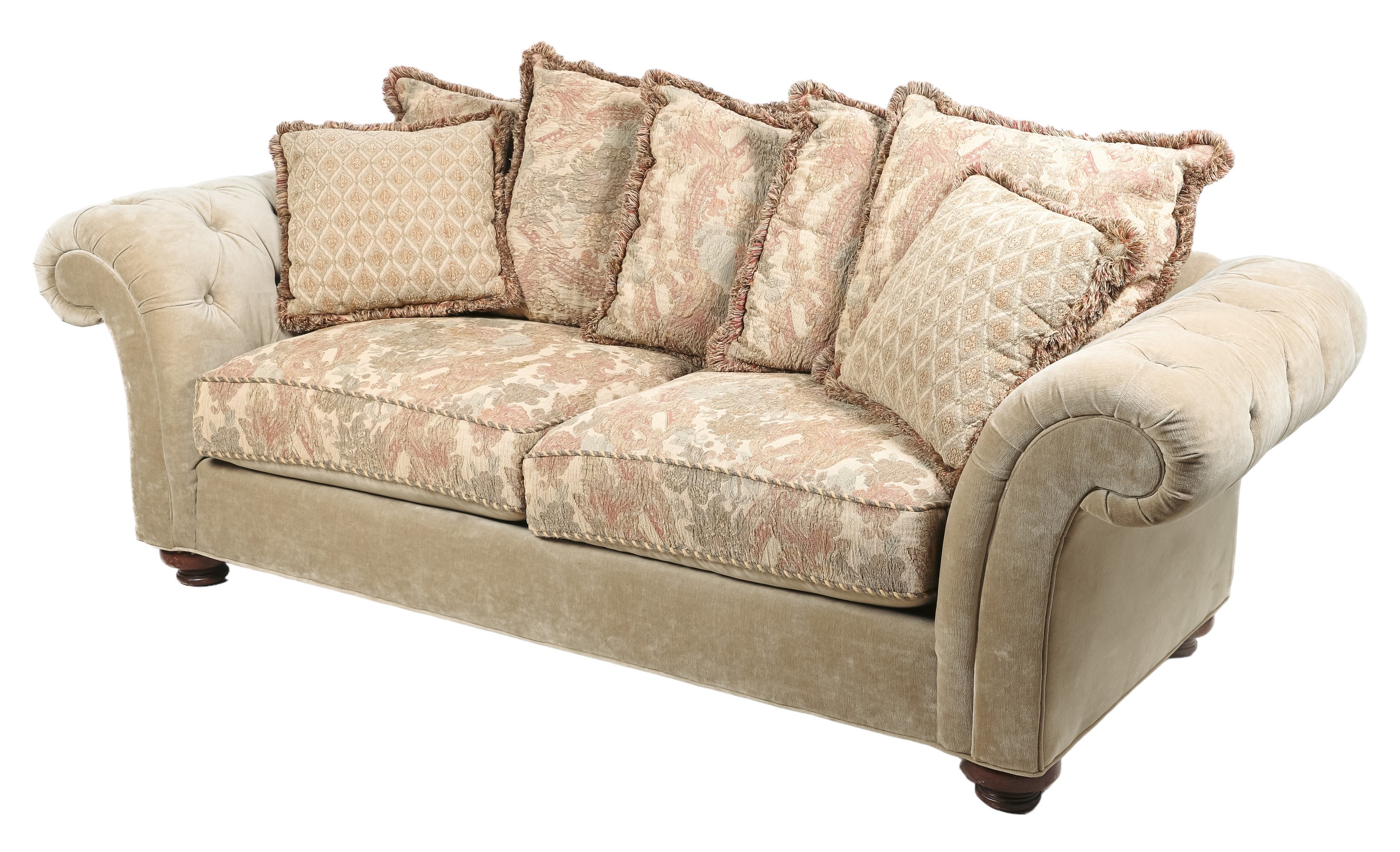 Contemporary upholstered sofa,