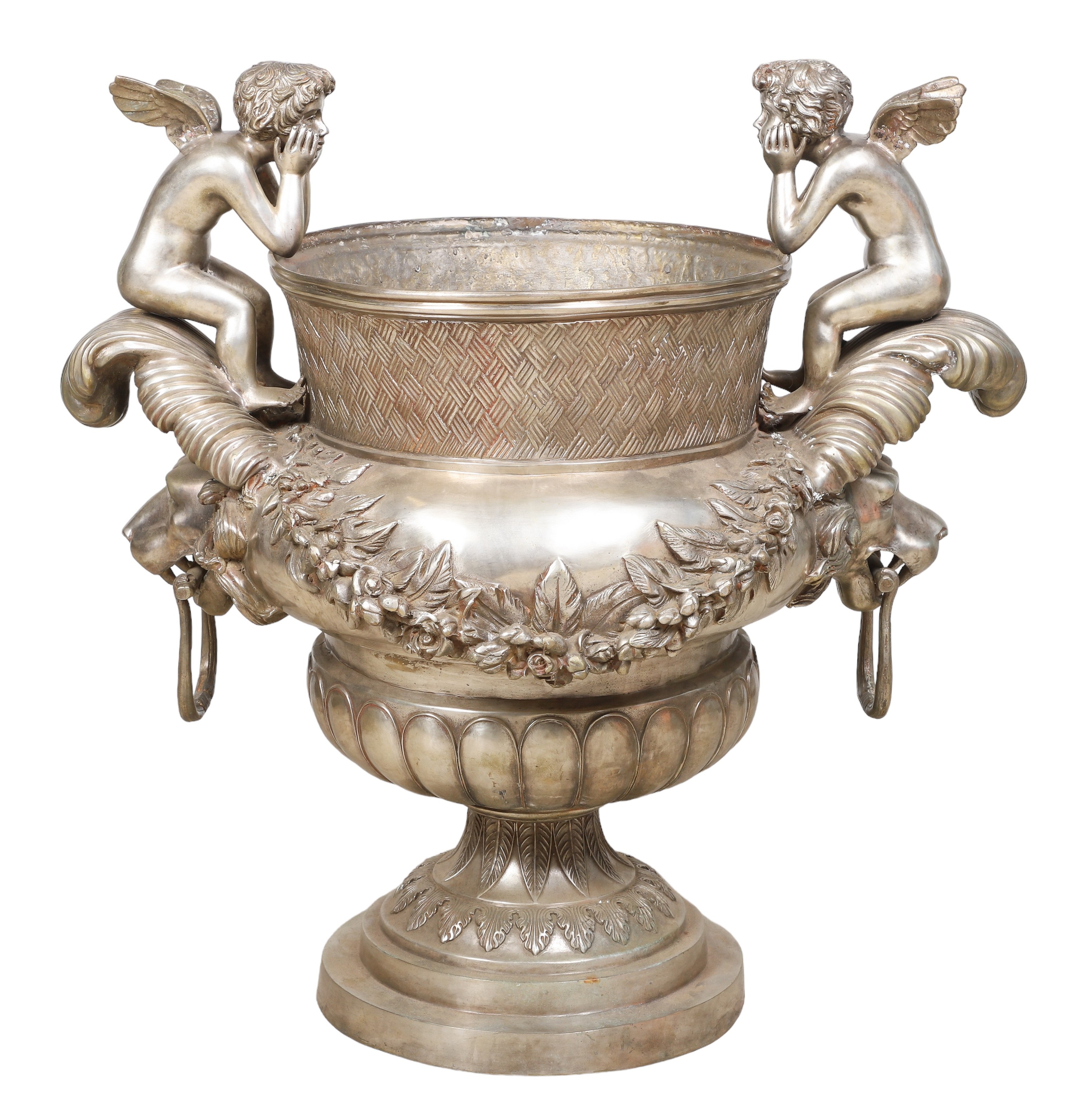 French style silver metal urn with 2e1274