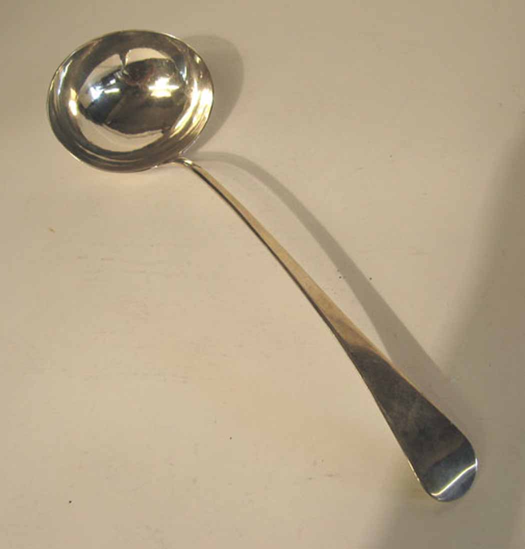 George III silver ladle    possibly