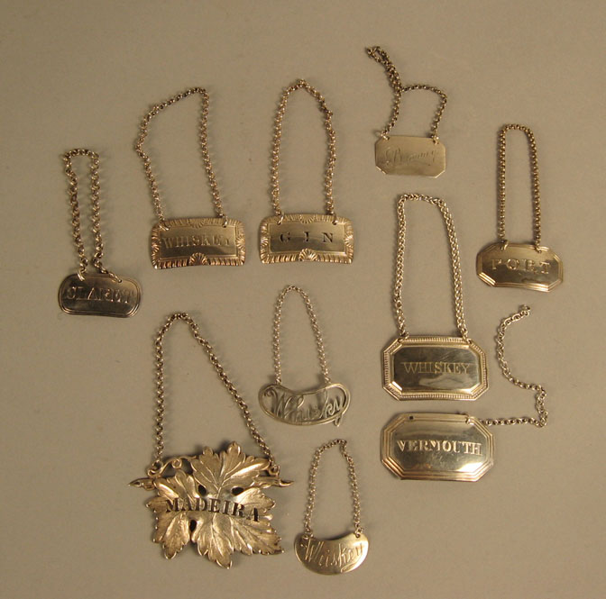 Group of ten assorted English sterling 49b80