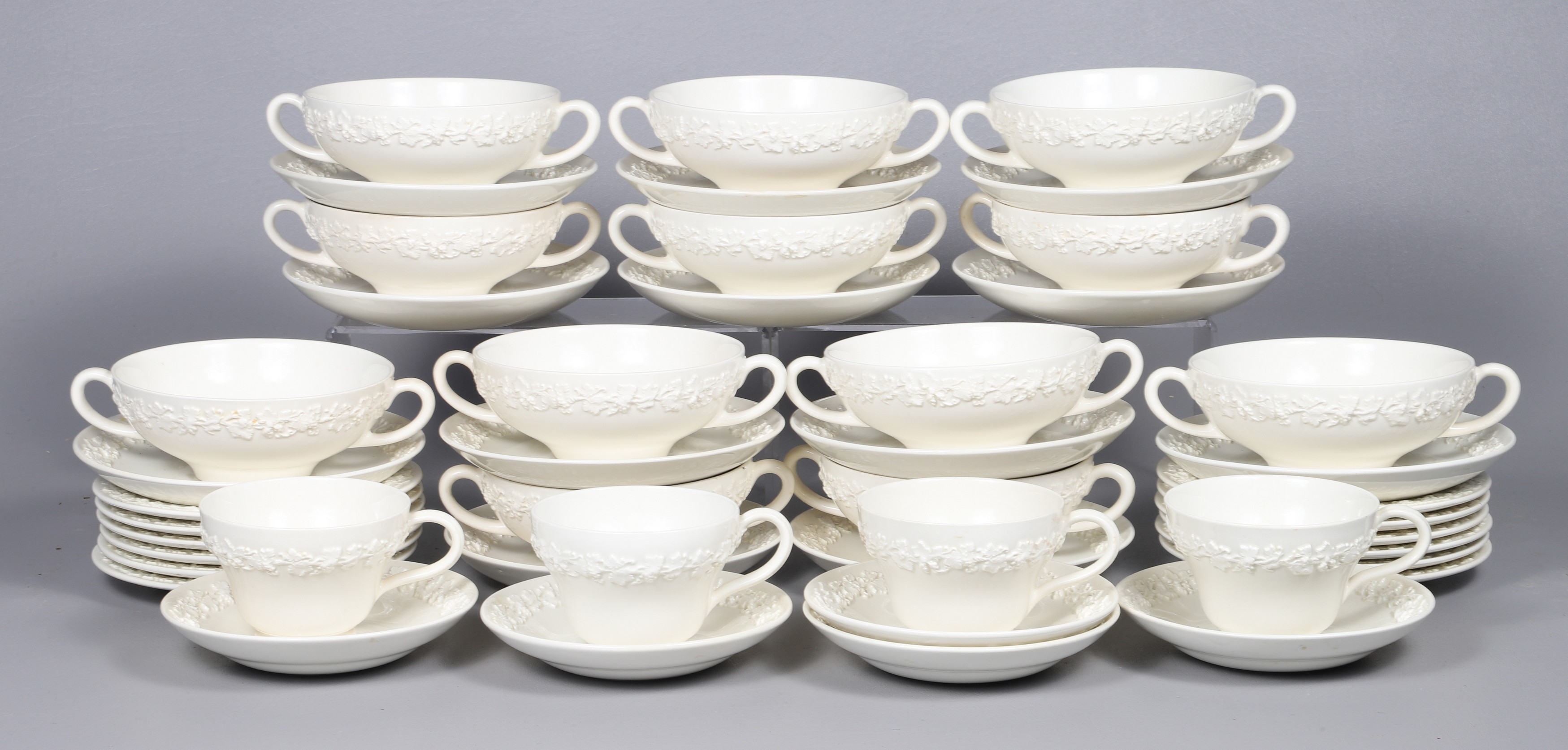(45) Pcs Wedgwood porcelain dinnerware,