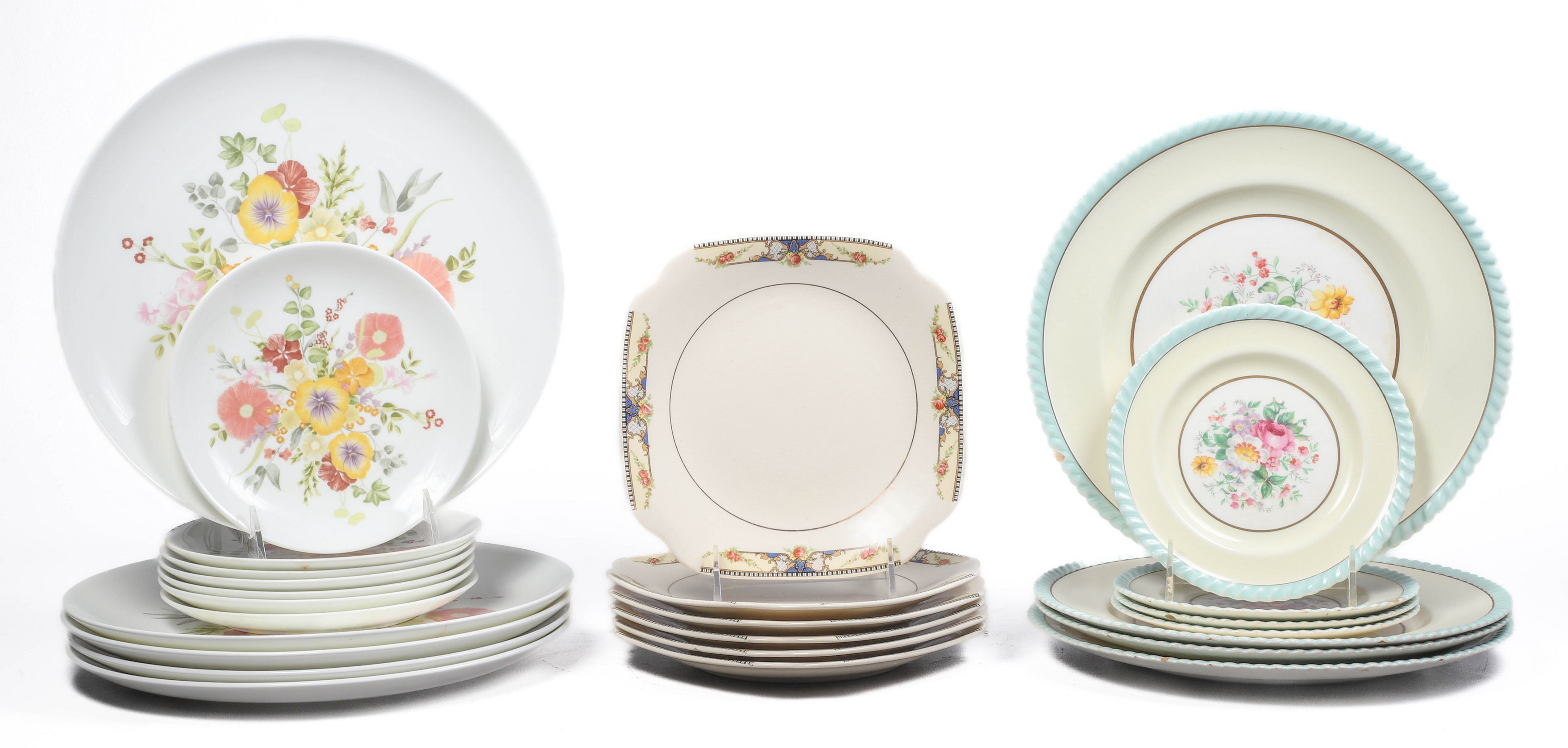 (3) Partial dinnerware sets: (12) pcs