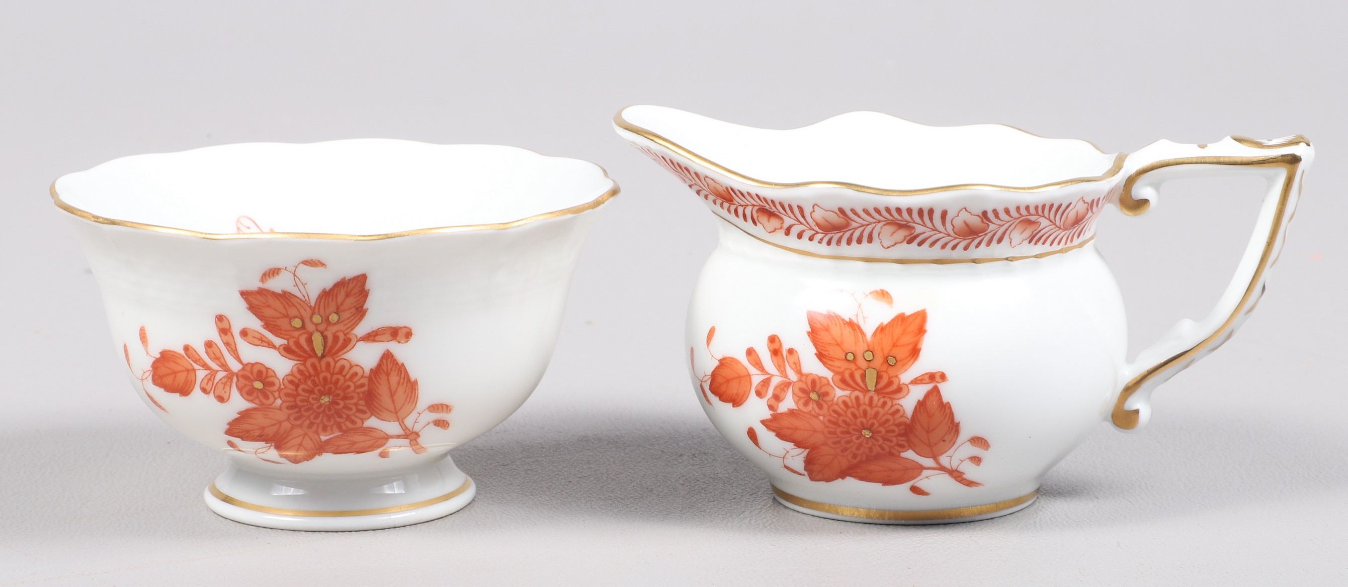  2 Pcs Herend porcelain Chinese 2e1348