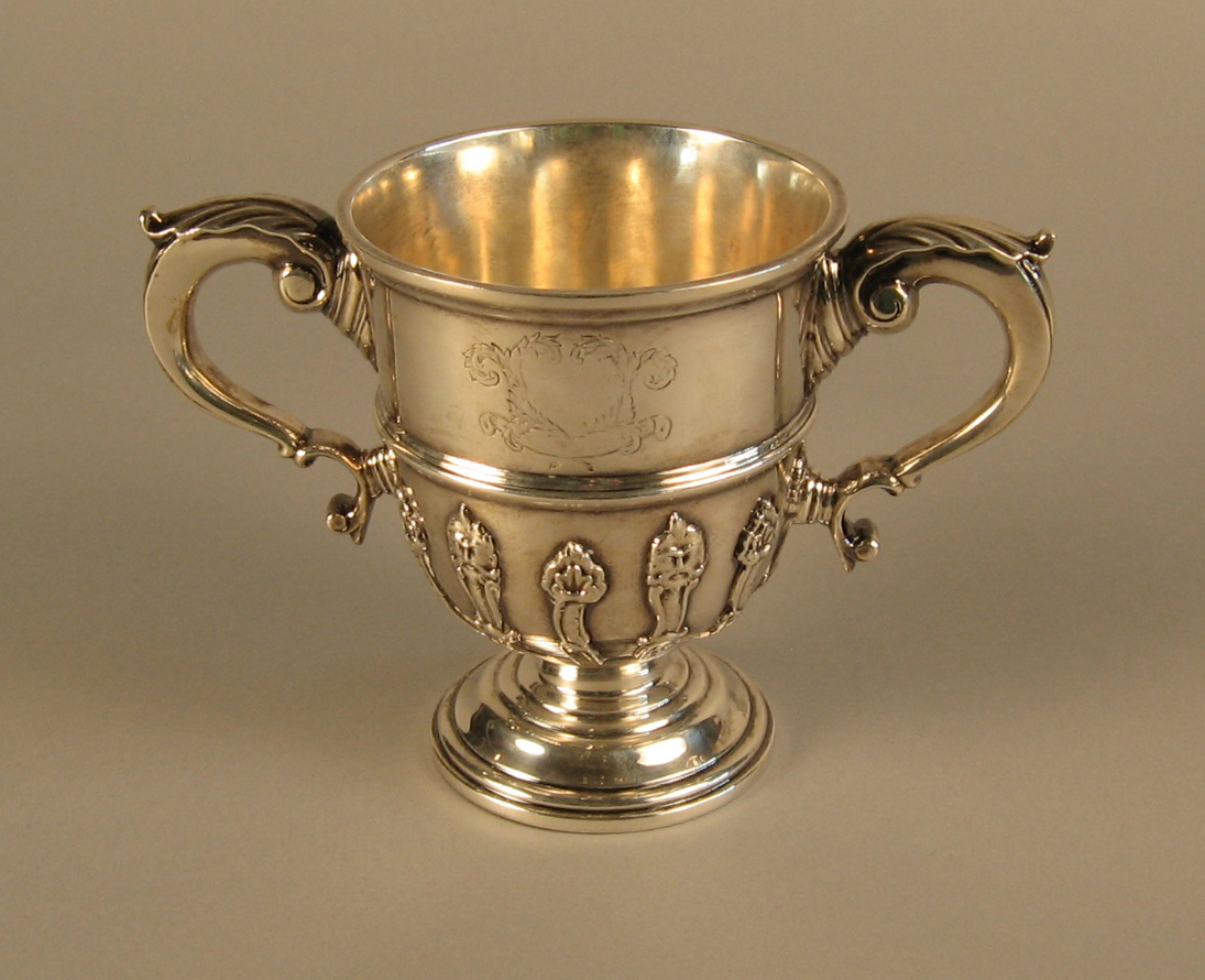 English sterling silver trophy cup 