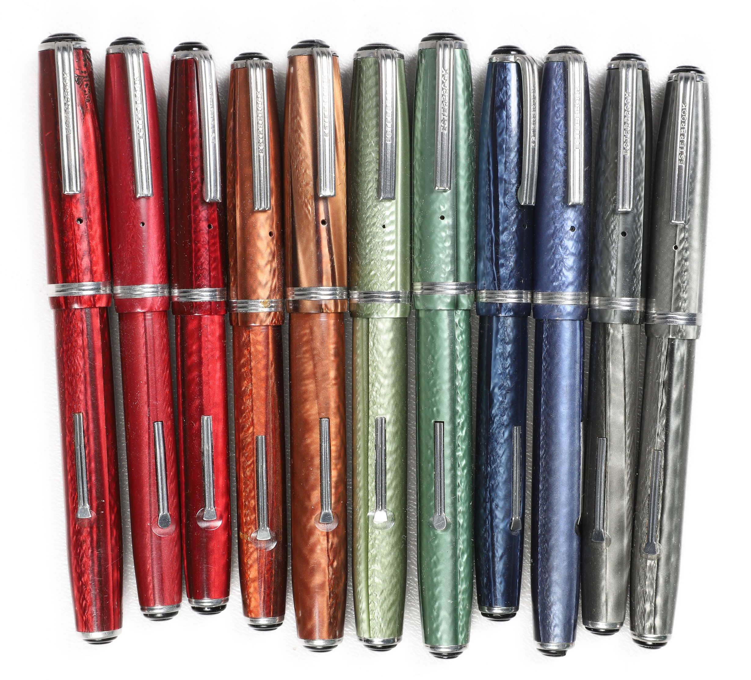 (11) Esterbrook fountain pens,