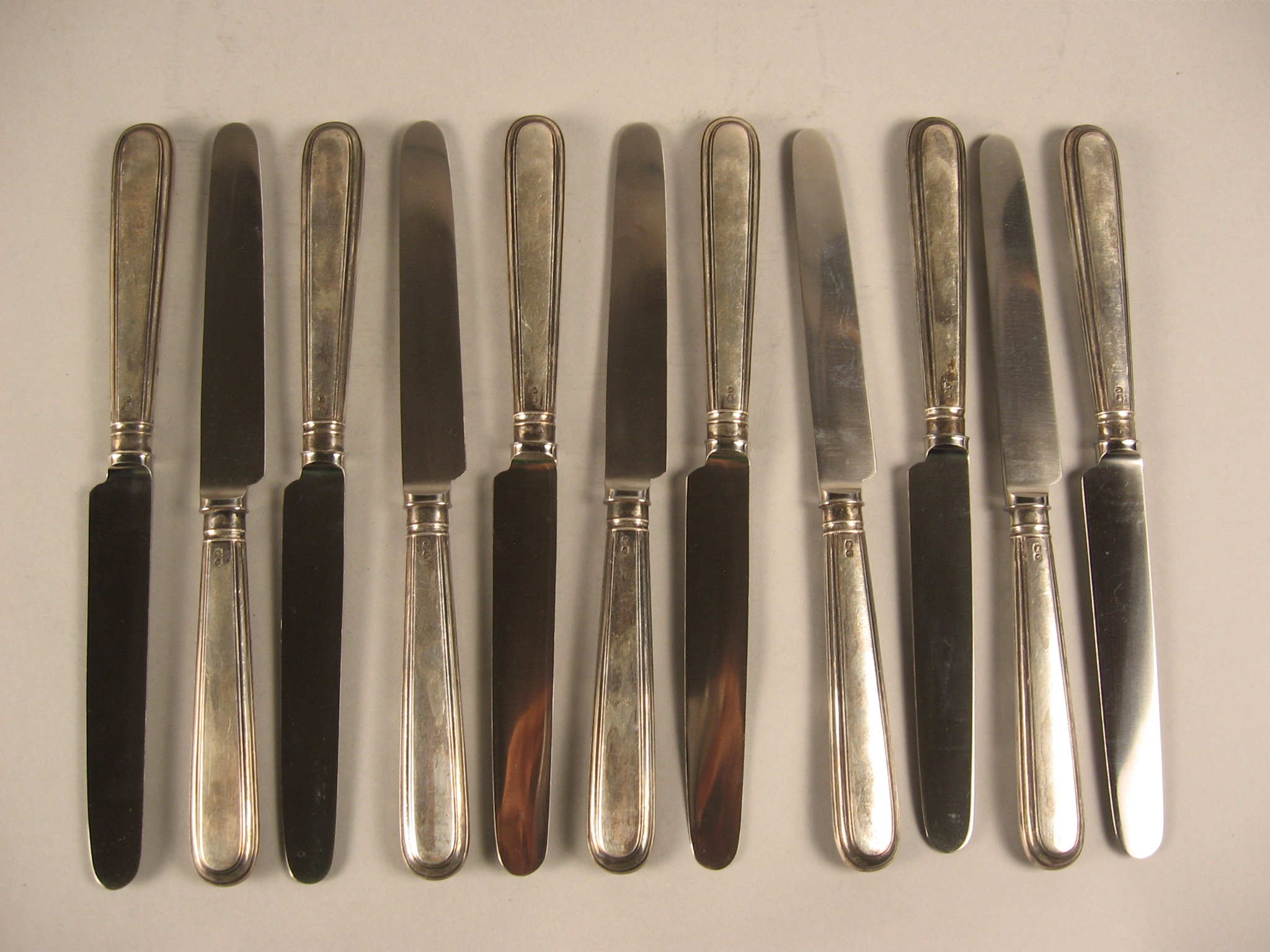 Set of twenty-four English sterling