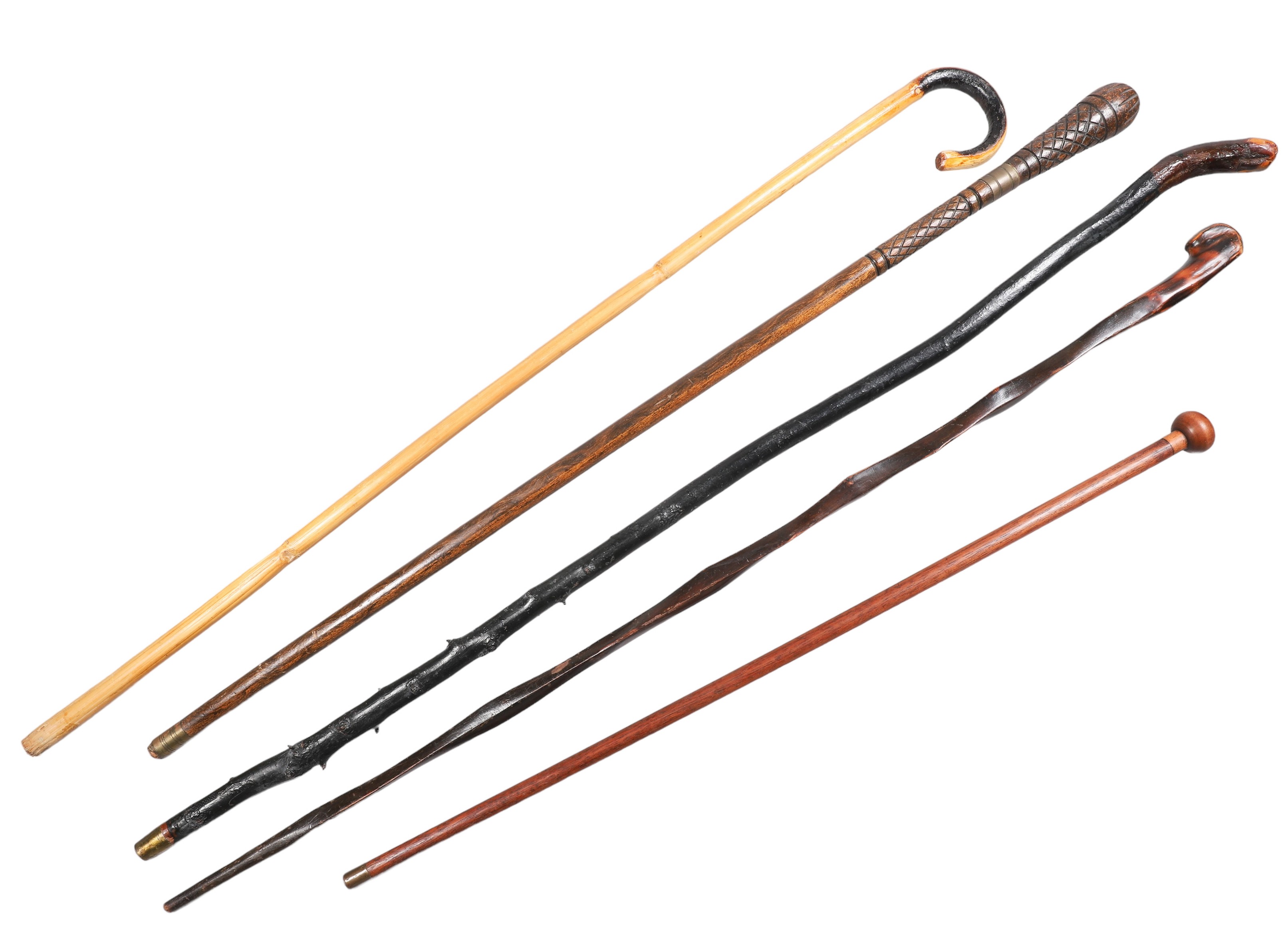  5 Walking stick canes including 2e13f9