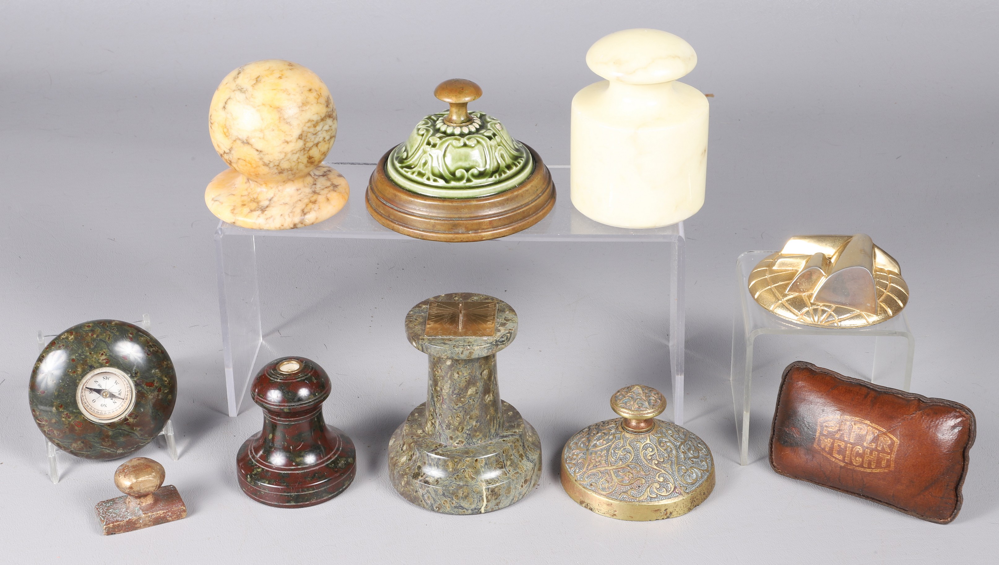 (10) Paperweights, including (2)