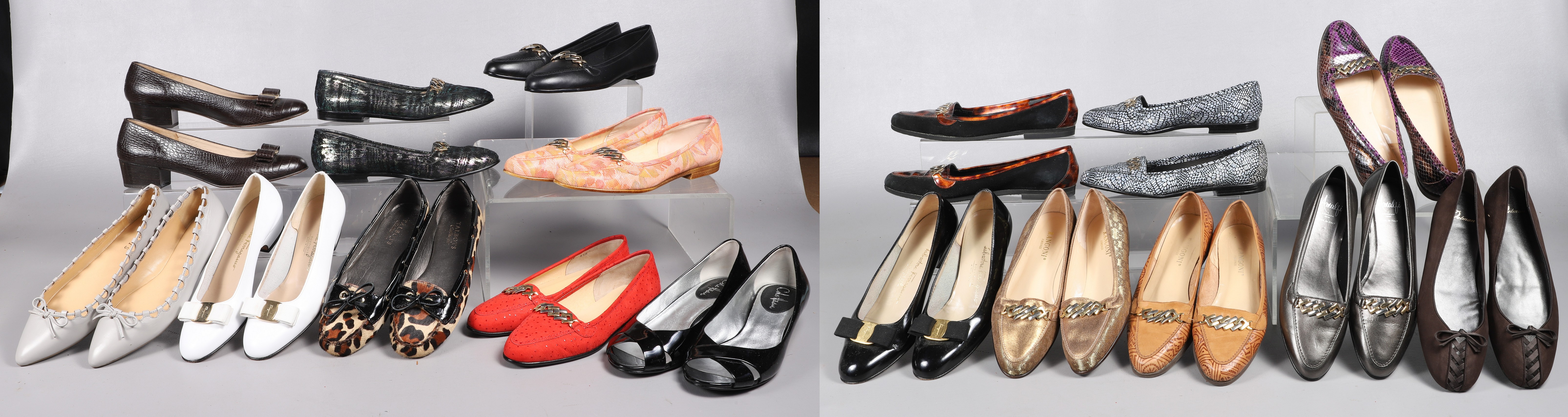 Ladies Shoe Grouping Incl Ferragamo 2e147a