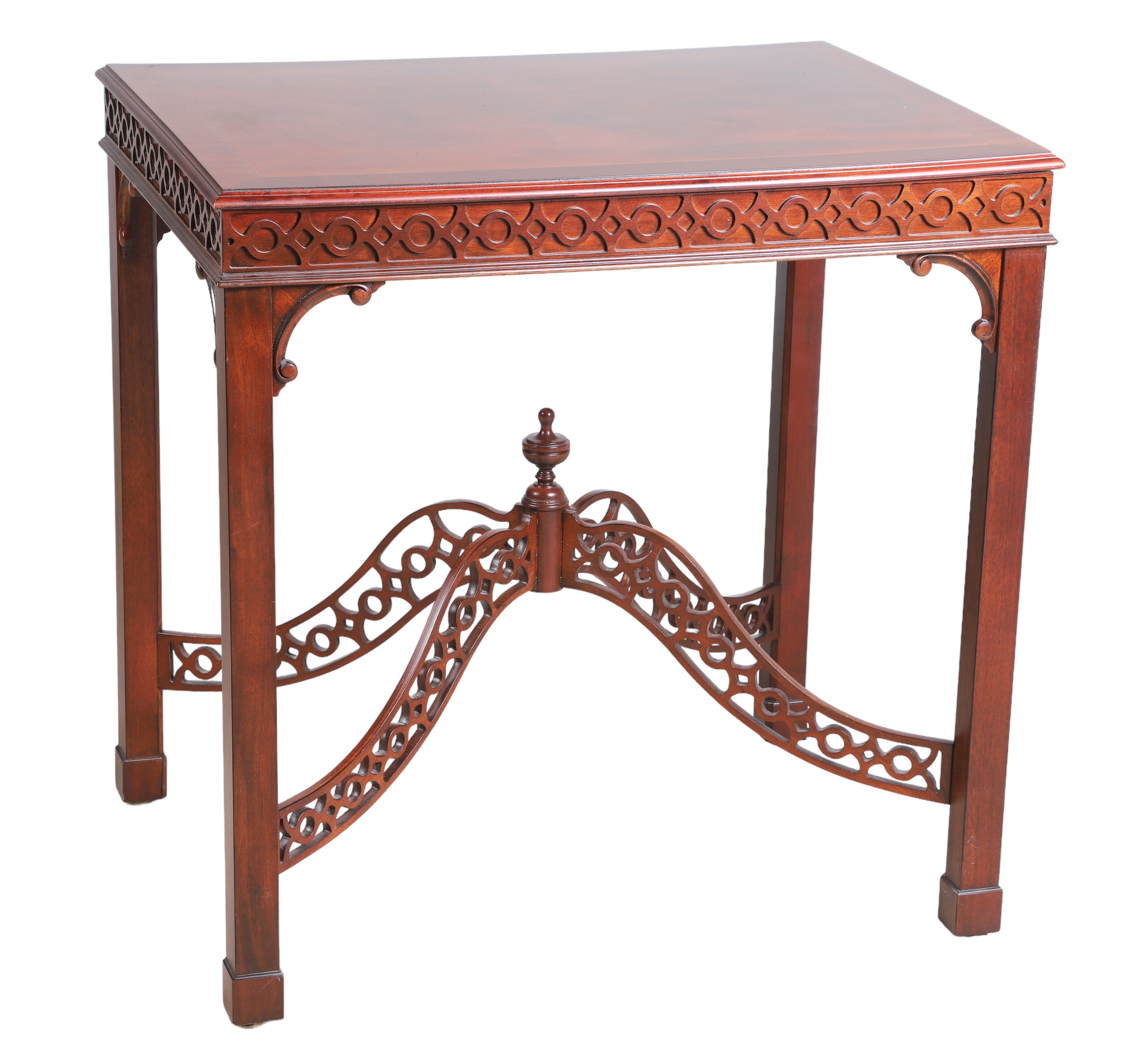 Ethan Allen Chinese Chippendale mahogany