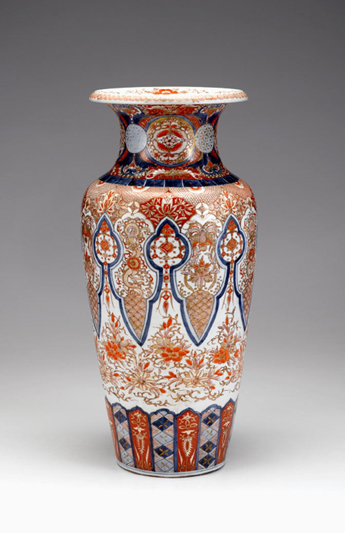 Chinese Imari porcelain temple 49bad