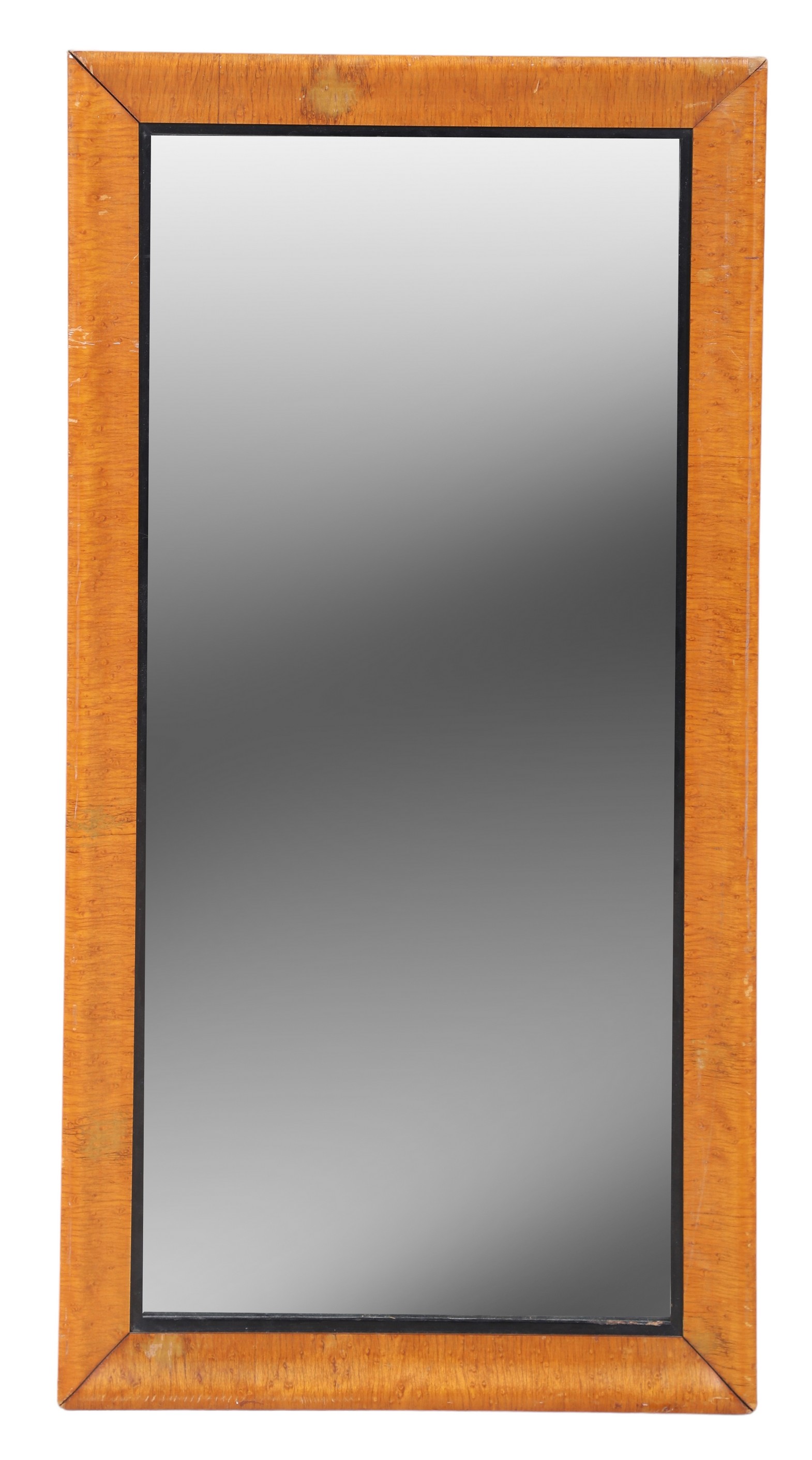 Tiger maple hanging wall mirror  2e14d4