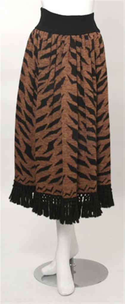 Yves Saint Laurent tiger striped