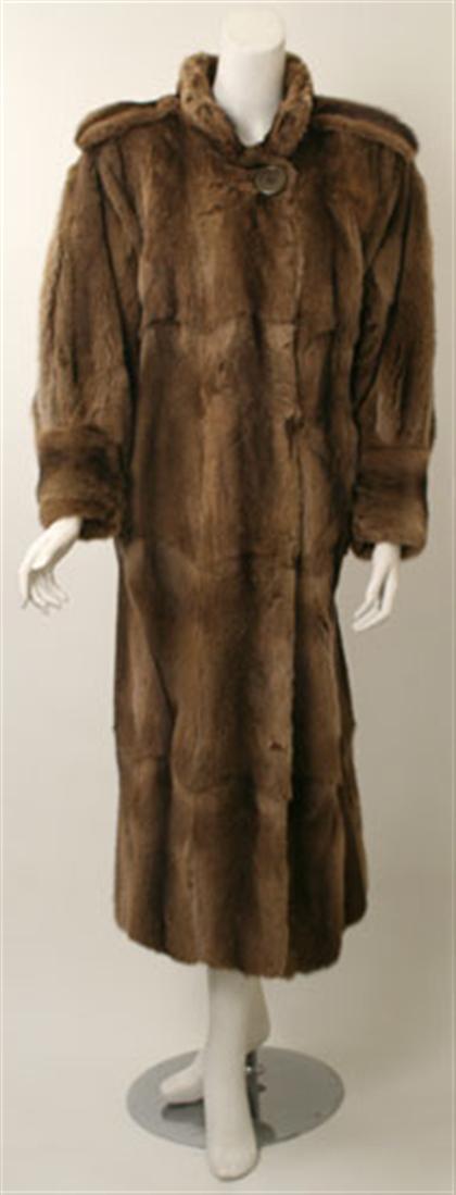 Nan Duskin stone marten coat  