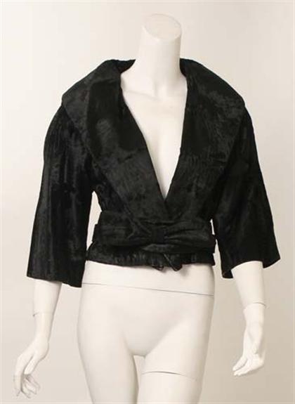 Cropped broadtail jacket 1950s 497f0