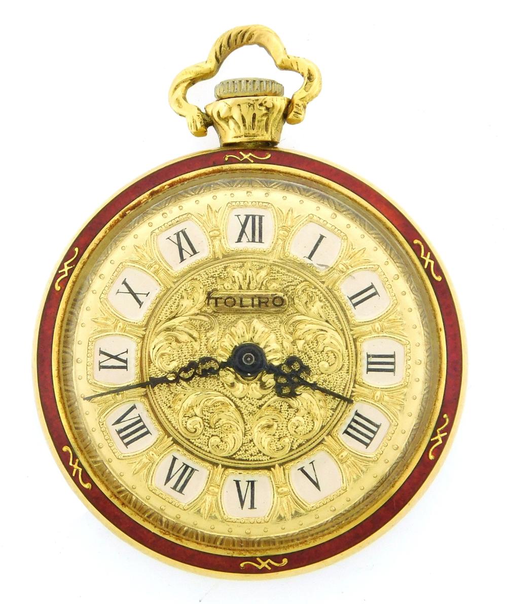 Enamel-pendant-watch