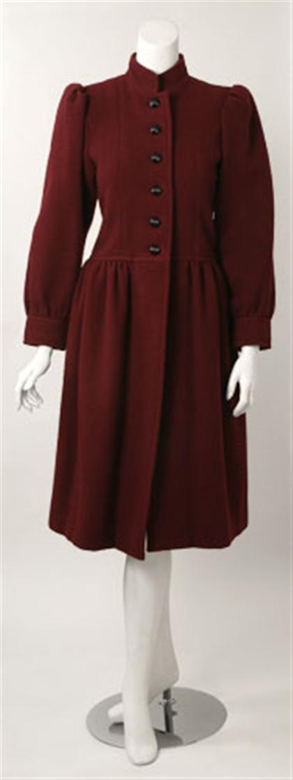 Yves Saint Laurent wool felt coat 49802