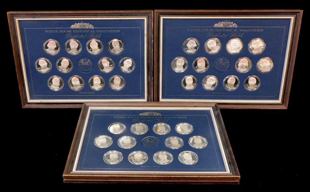 FRANKLIN MINT COLLECTION OF 36 STERLING