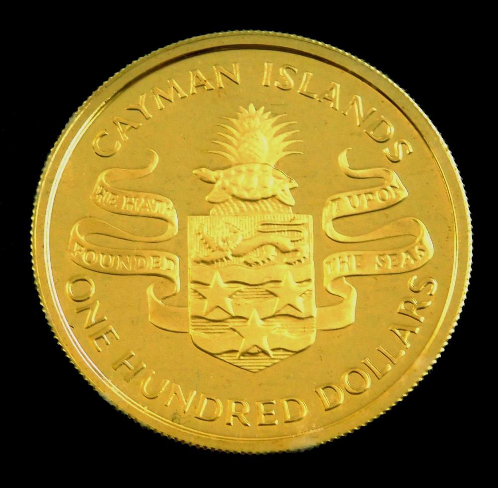 COIN 1974 CAYMAN ISLANDS 100 2df063