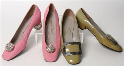 Two pairs of Charles Jourdan pumps 