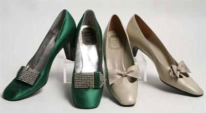 Four pairs of Christian Dior shoes 