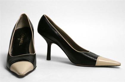 Chanel high heel pumps Black 4982d