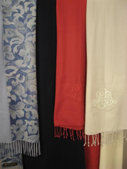 Four cashmere scarves contemporary 49849