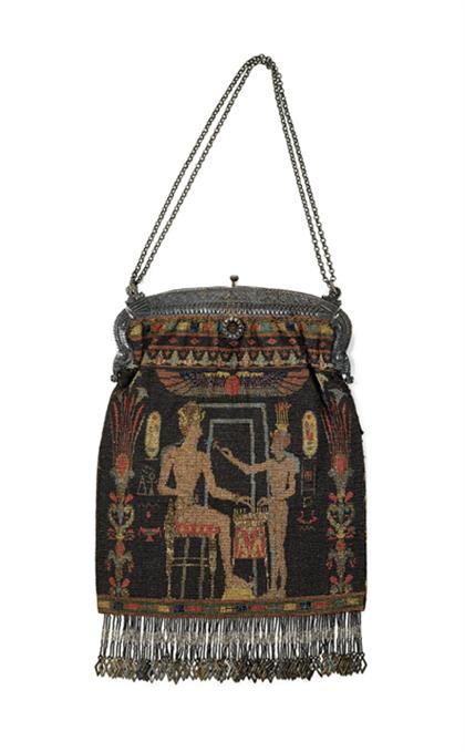 Egyptian Revival French micro beaded 49857