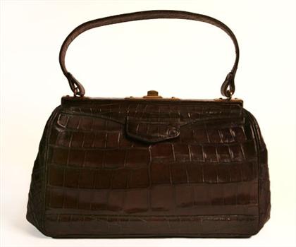 Koret alligator purse 1950s 49860