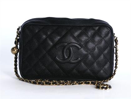 Chanel pebble textured leather 4987a