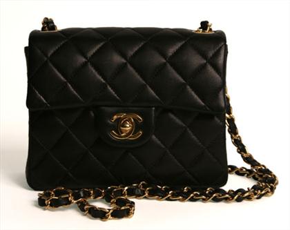 Chanel mini chain handle purse