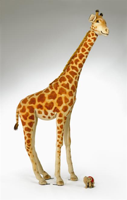 Life-size Steiff baby giraffe 