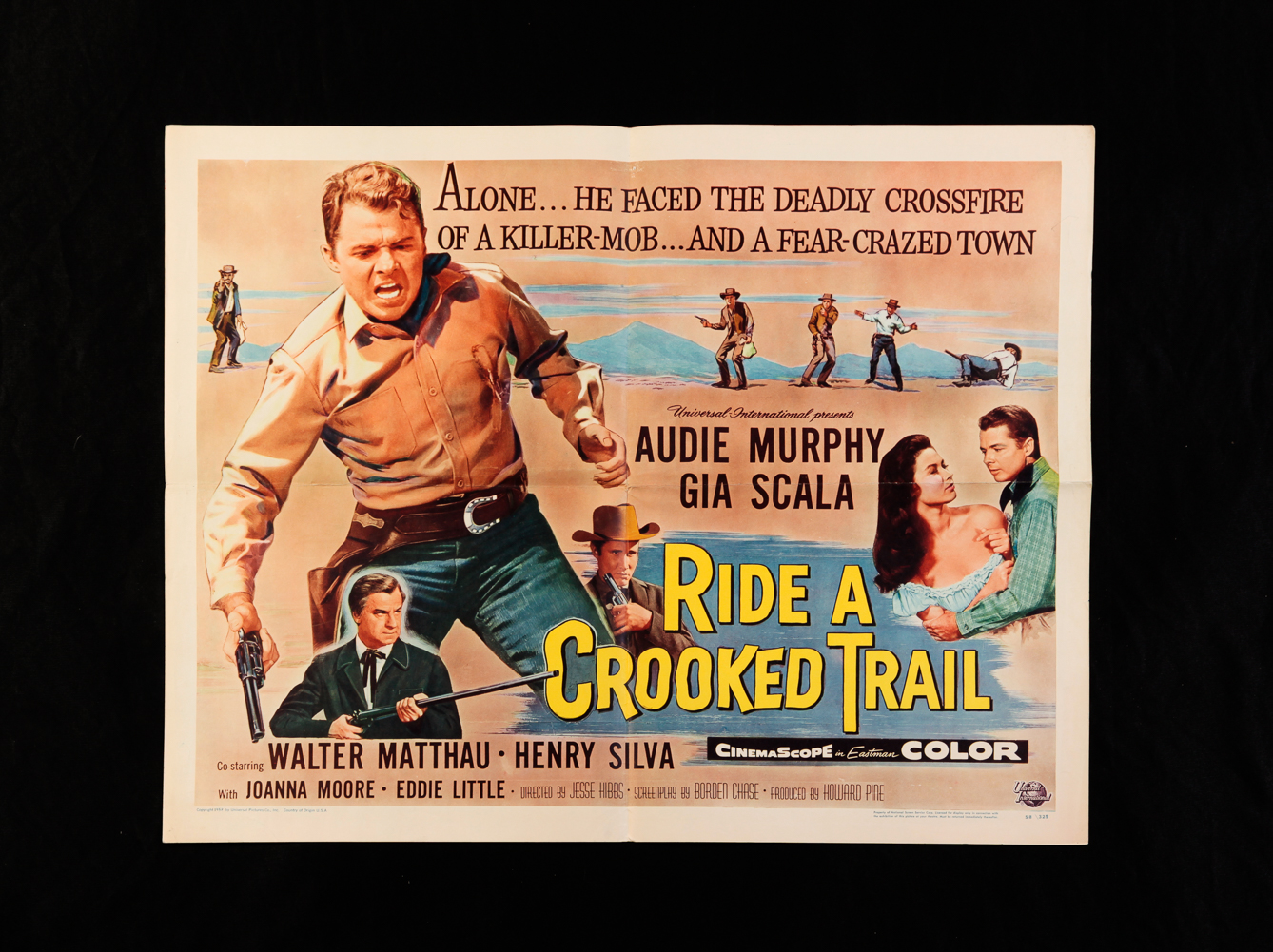 RIDE A CROOKED TRAIL (1958). Universal