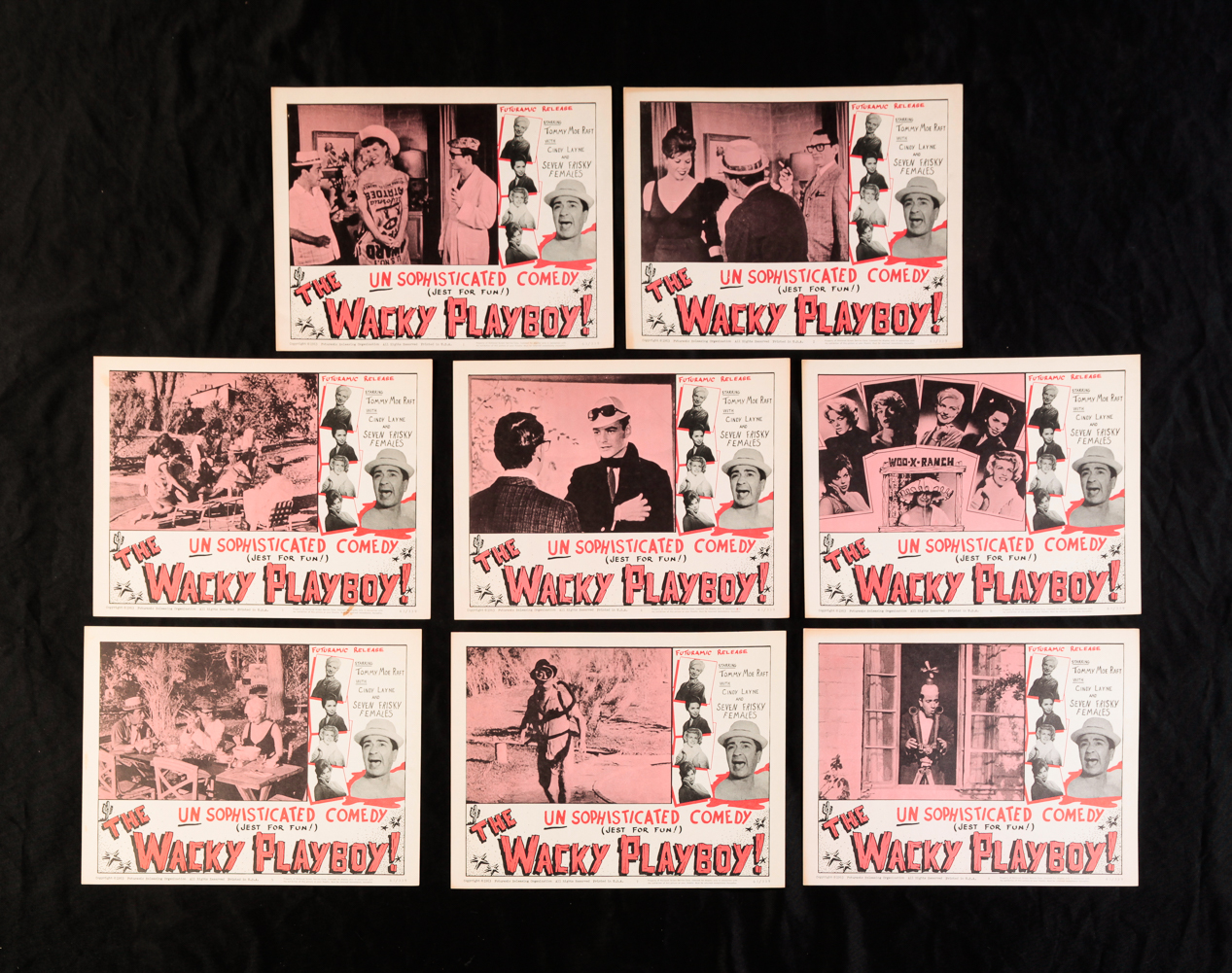 SET OF EIGHT THE WACKY PLAYBOY