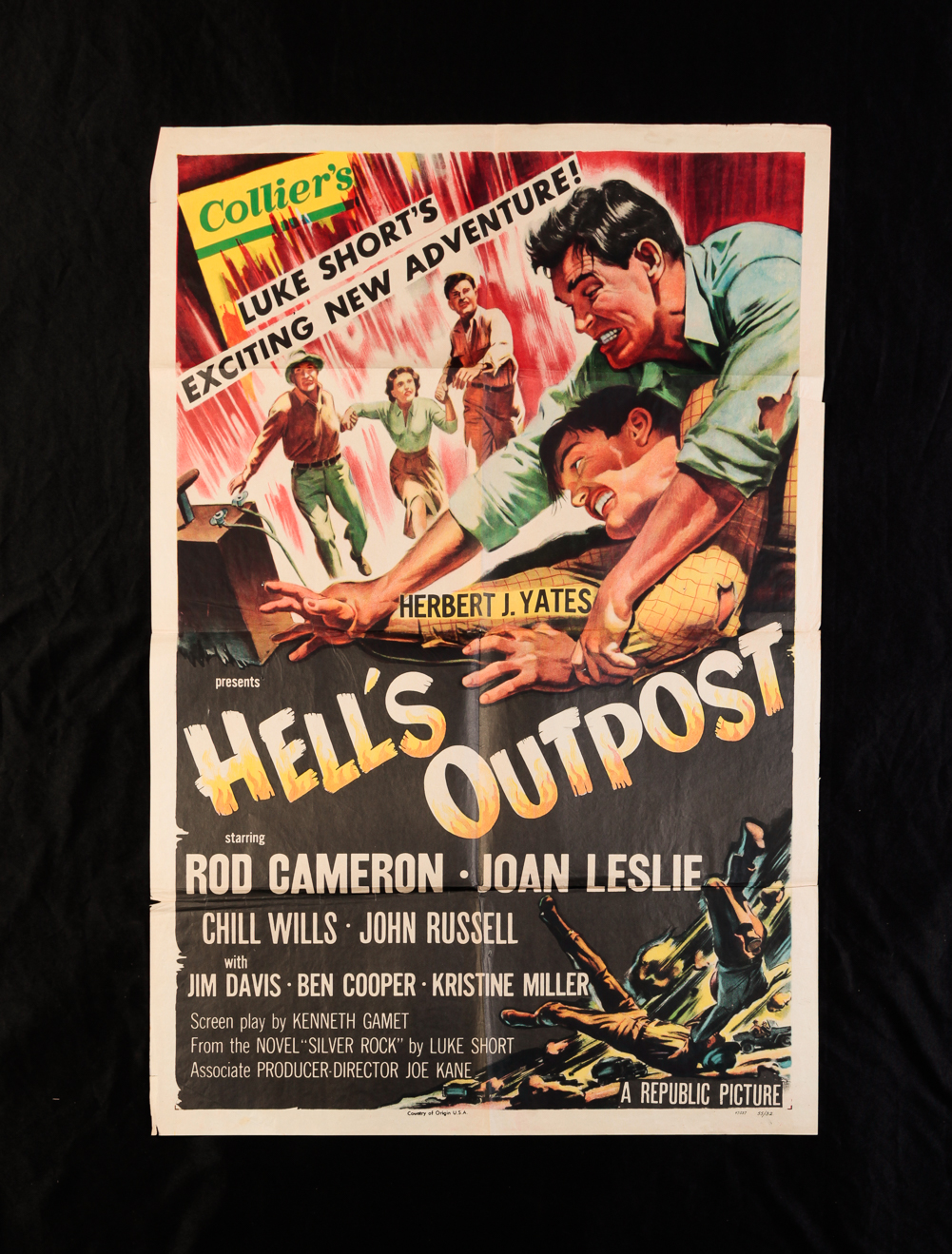 HELL'S OUTPOST (REPUBLIC, 1954).