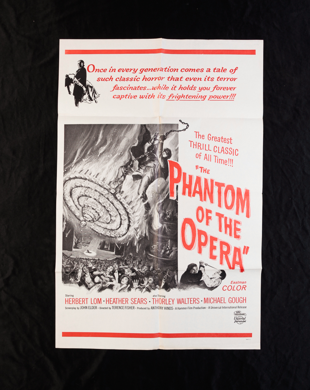 THE PHANTOM OF THE OPERA (1962). Universal-International,