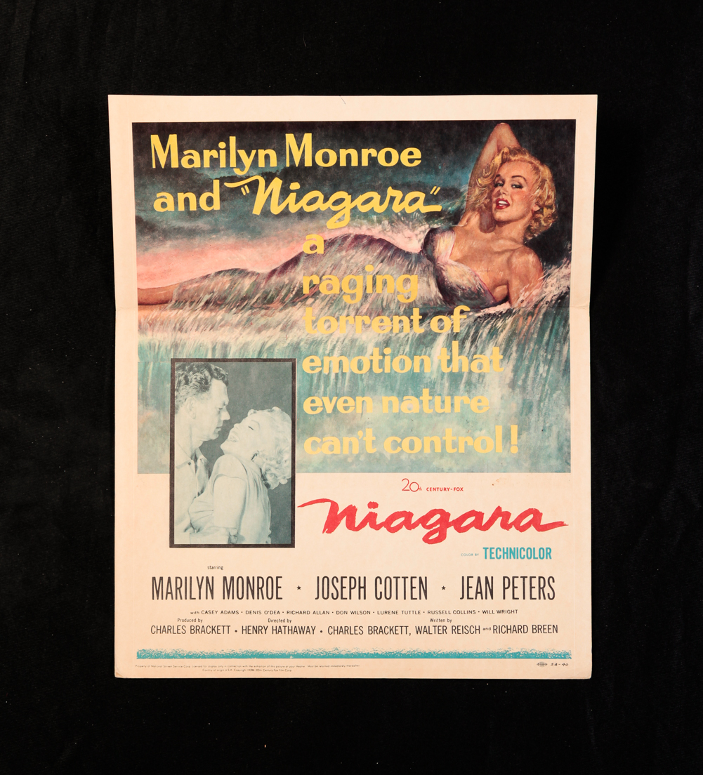 NIAGARA WINDOW CARD 20th Century 2dfb76