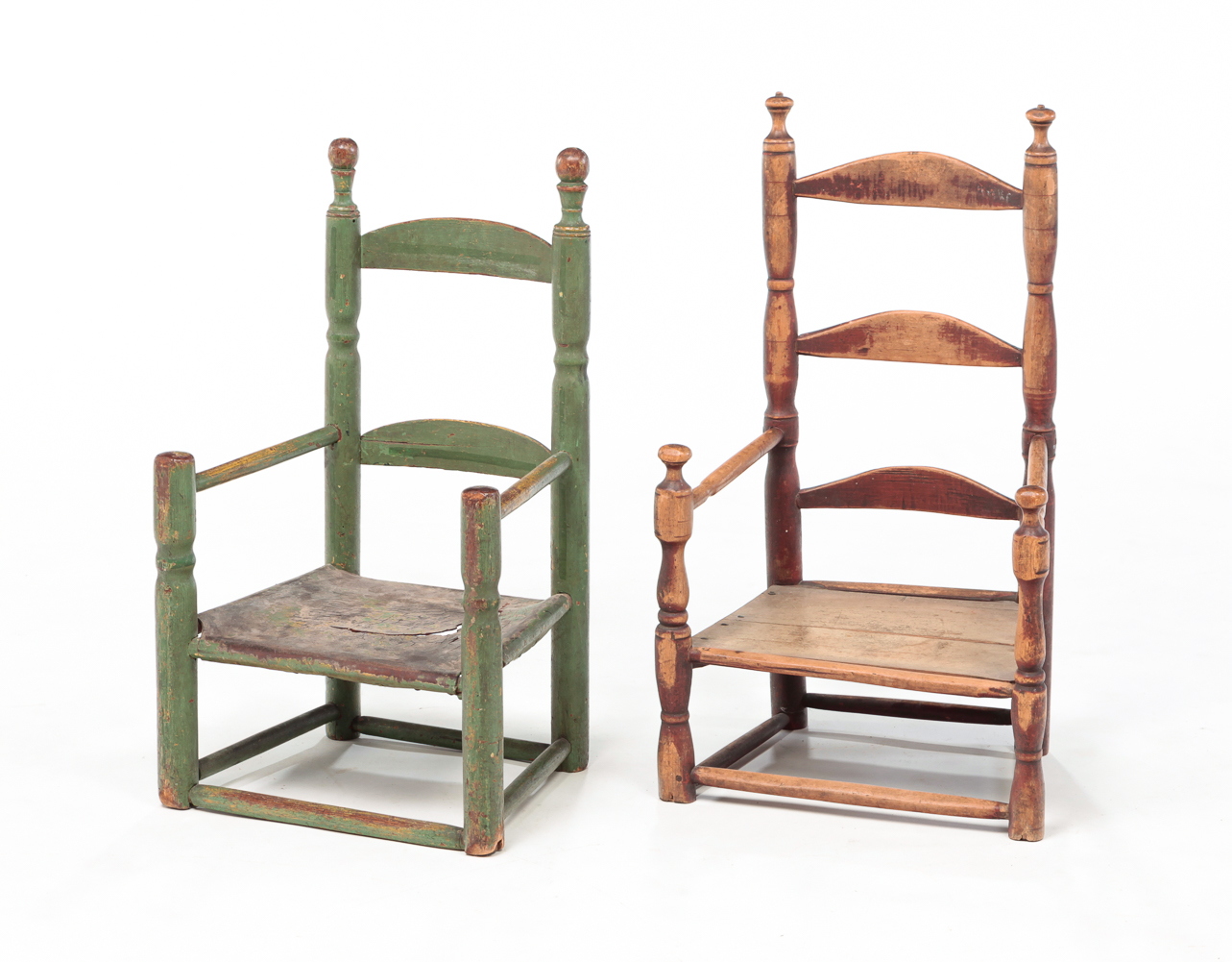 TWO AMERICAN PAINTED LADDERBACK 2dfbe1