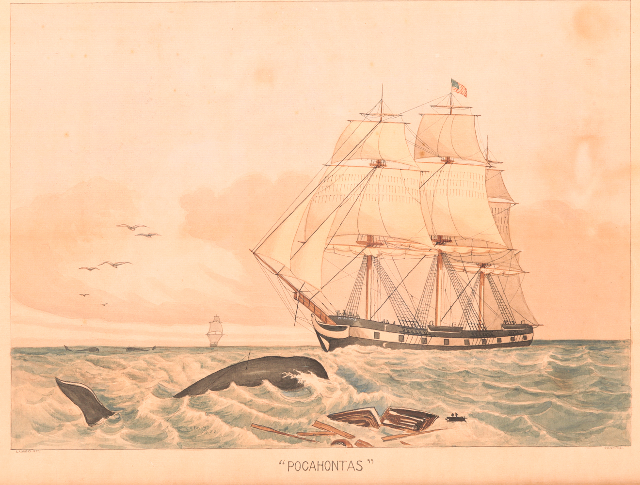 "POCAHONTAS" SHIP AFTER LUCIUS