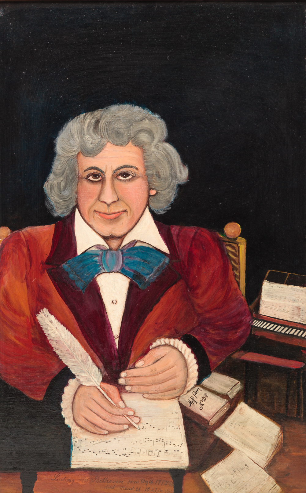 PORTRAIT OF BEETHOVEN BY FREDERICK