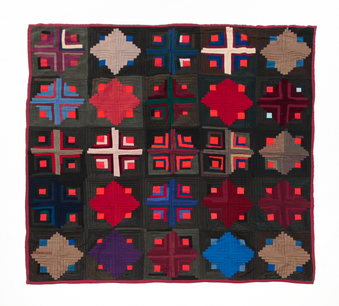 AMISH PIECED QUILT Second half 19th 2dfca2