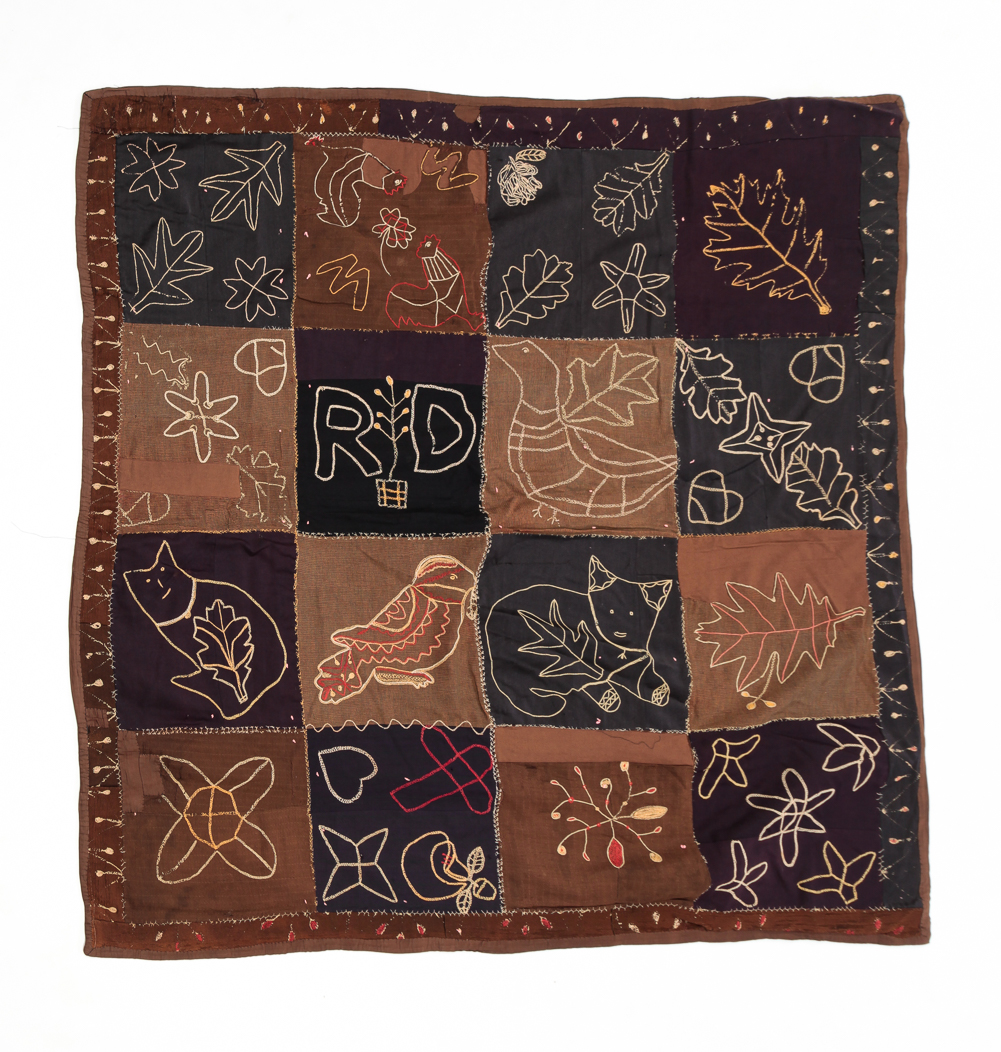 AMERICAN EMBROIDERED QUILT. Second