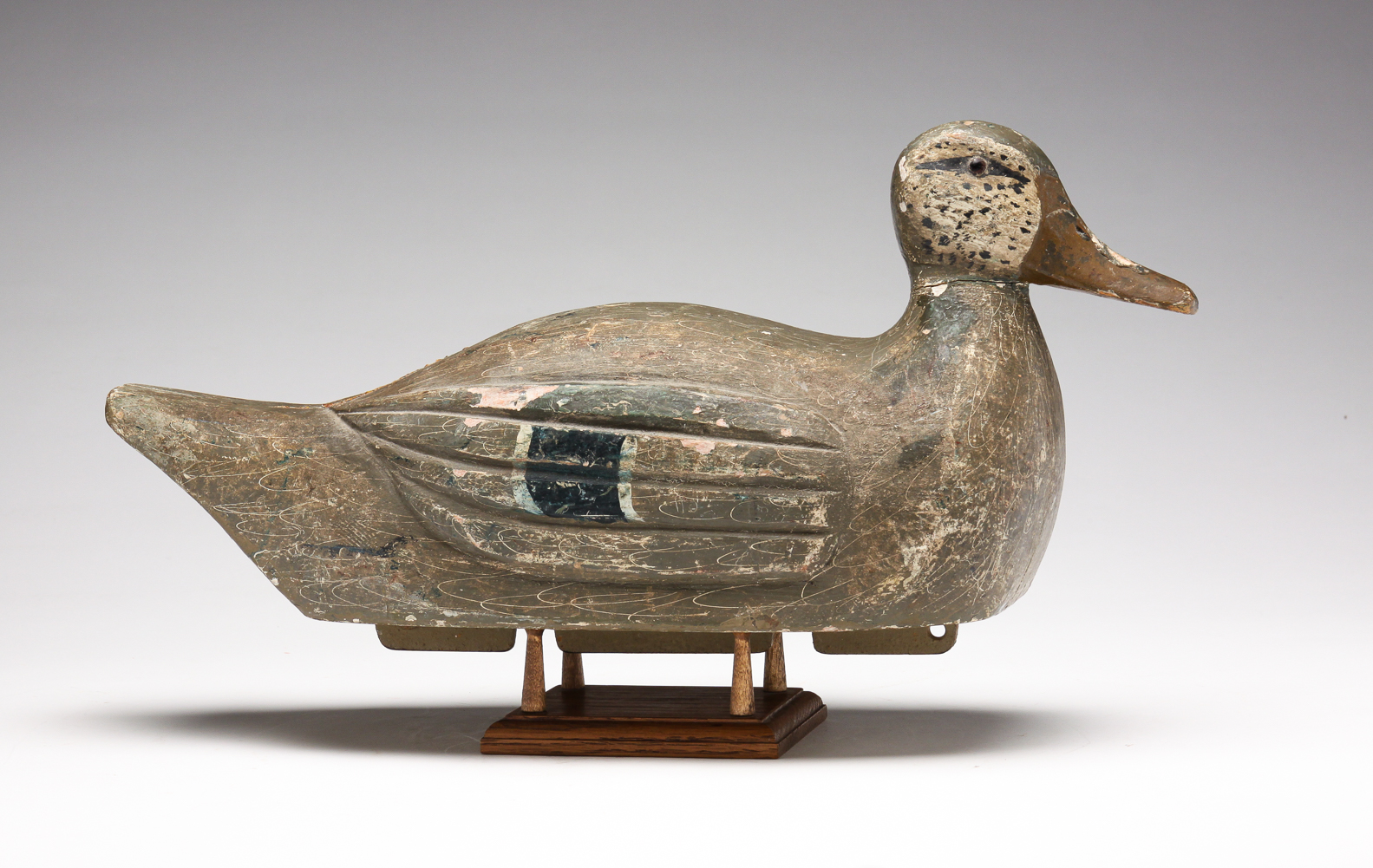 AMERICAN FOLKSY MALLARD DECOY. Midwest,