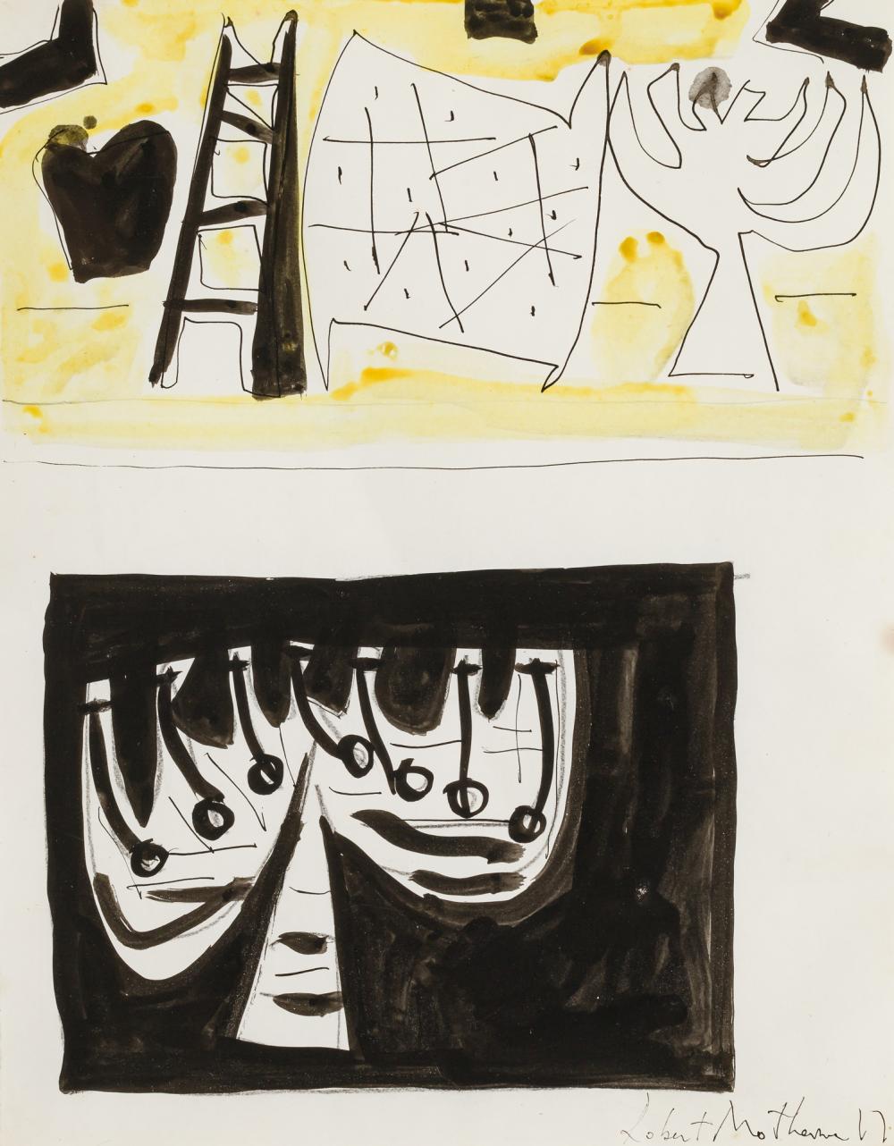 ROBERT MOTHERWELL AMERICAN 1915 1991  2e25cf