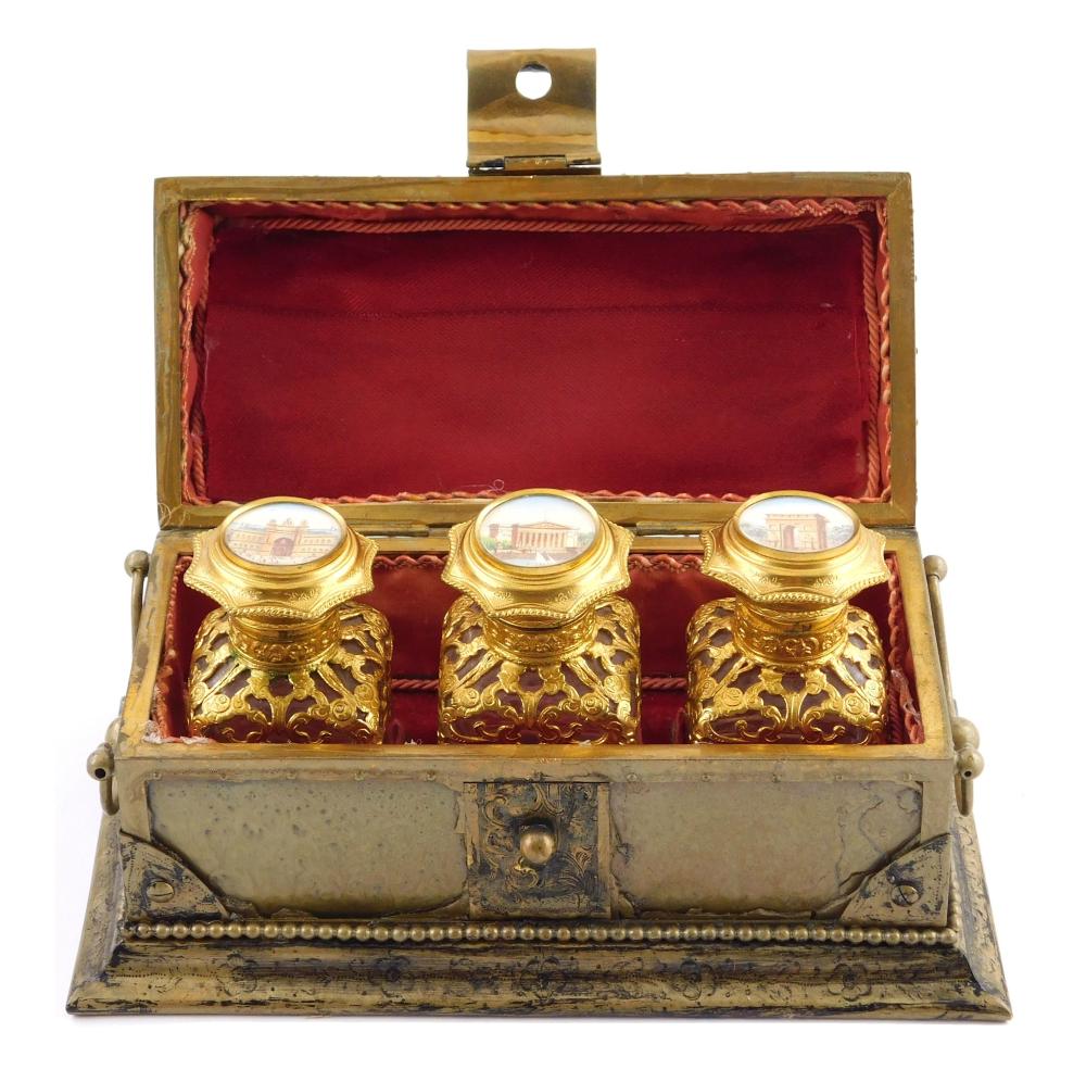 19TH C PERFUME CASKET BOX WITH 2e2688