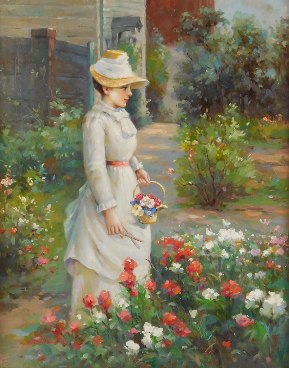 K. EMBROSE, (20TH C.) OIL ON CANVAS,