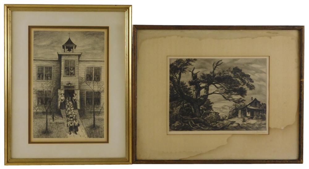 TWO PRINTS, THE FIRST BY HOWARD