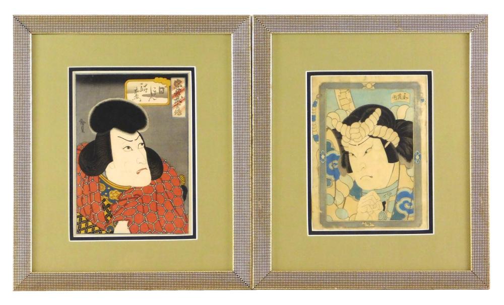 ASIAN TWO JAPANESE WOODBLOCK PRINTS 2e26f7